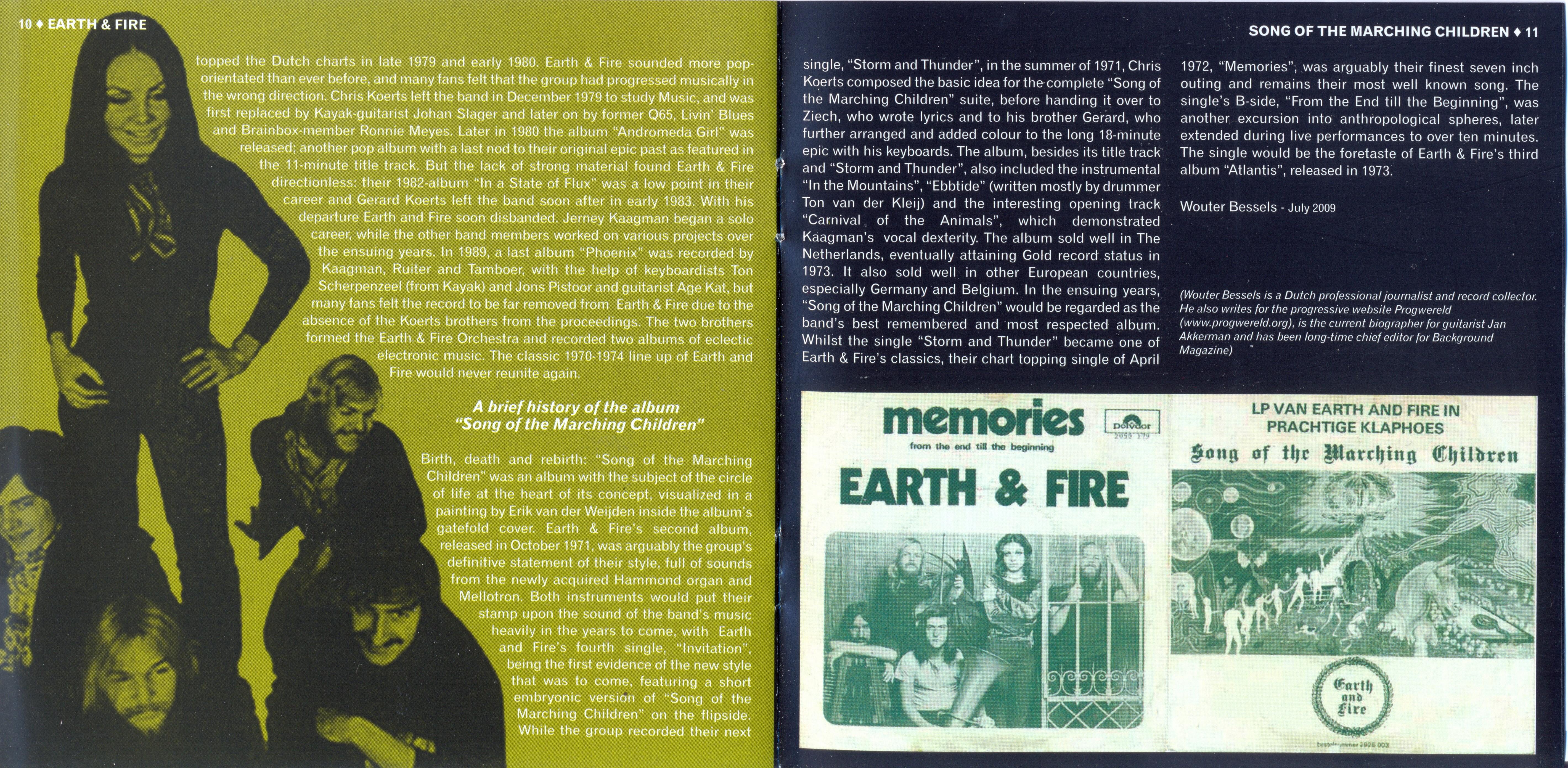 Earth & Fire  Song Of The Marching Children : Booklet 6
